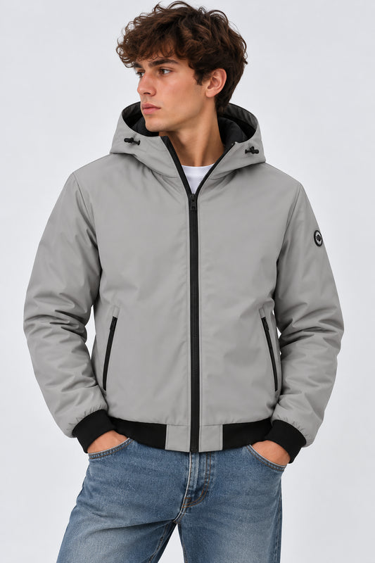 Bomber MARKUP uomo cappuccio reversibile AI 2026