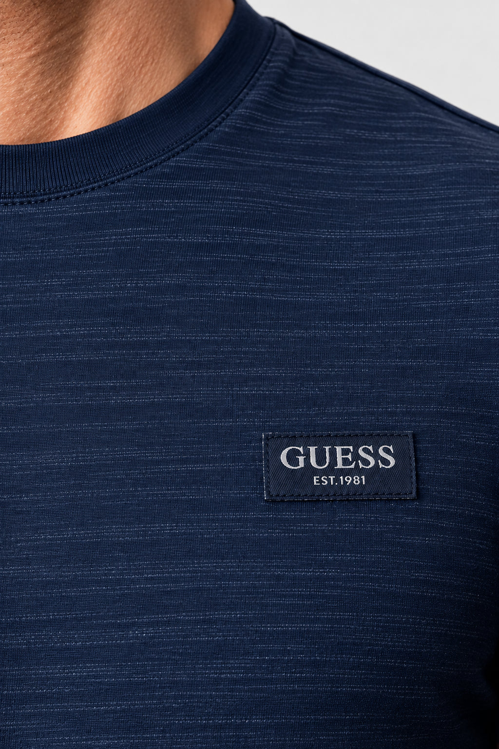 T-shirt Guess uomo manica corta jersey texturizzato