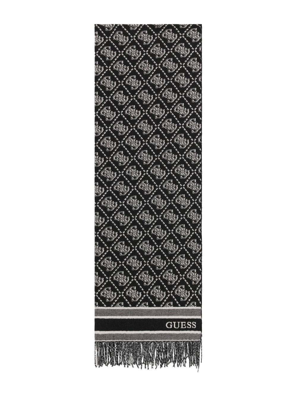 Sciarpa jacquard Guess donna logo poliestere