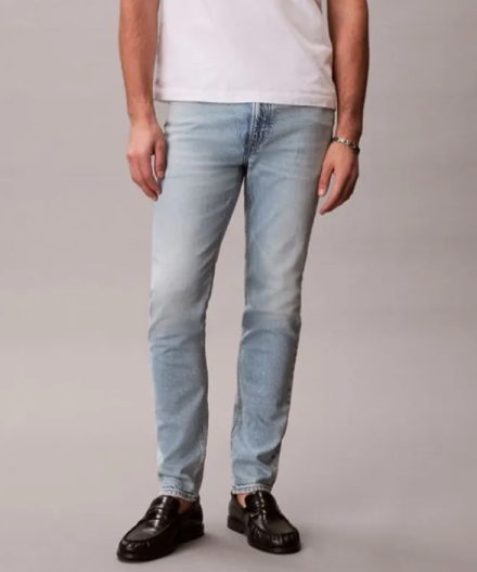 Jeans uomo CKJ Slim Taper denim stretch marbled