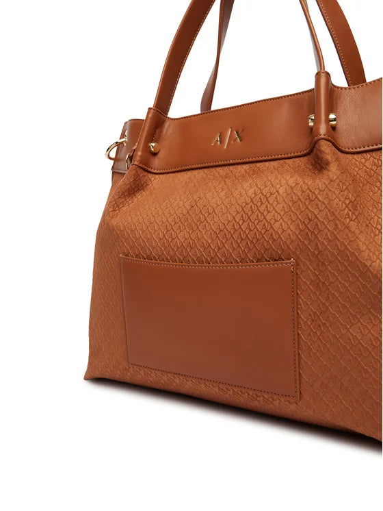 Borsa shopper A|X Armani Exchange donna ecopelle