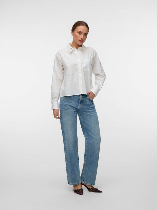 Camicia Vero Moda donna cotone manica lunga