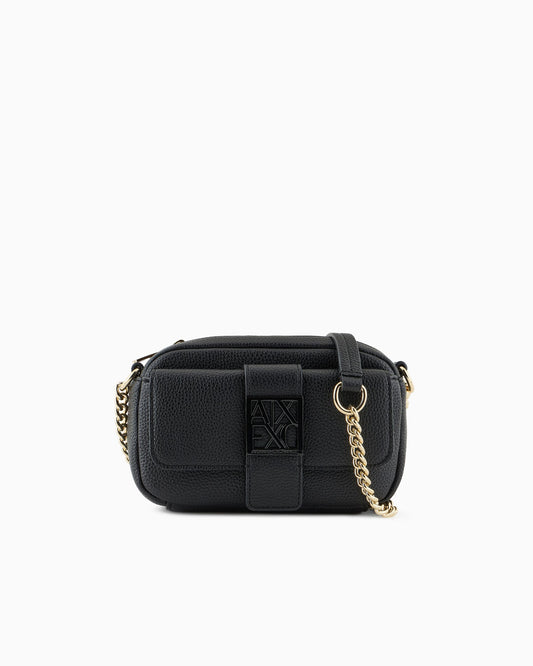 Borsa donna A|X ecopelle logo tracolla regolabile