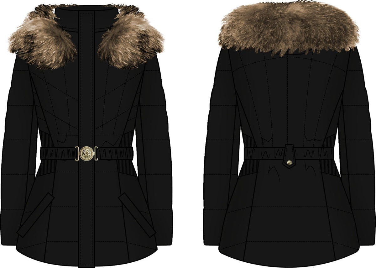 Piumino Guess donna Marina corto vera piuma