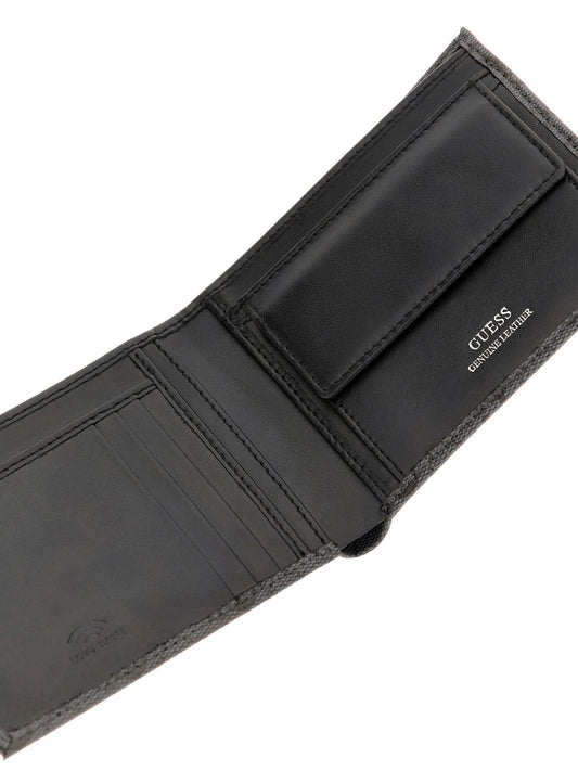 Portafoglio Guess uomo Milano billfold similpelle nero