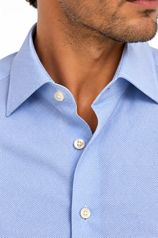 Camicia uomo Regent slim fit manica lunga autunno inverno