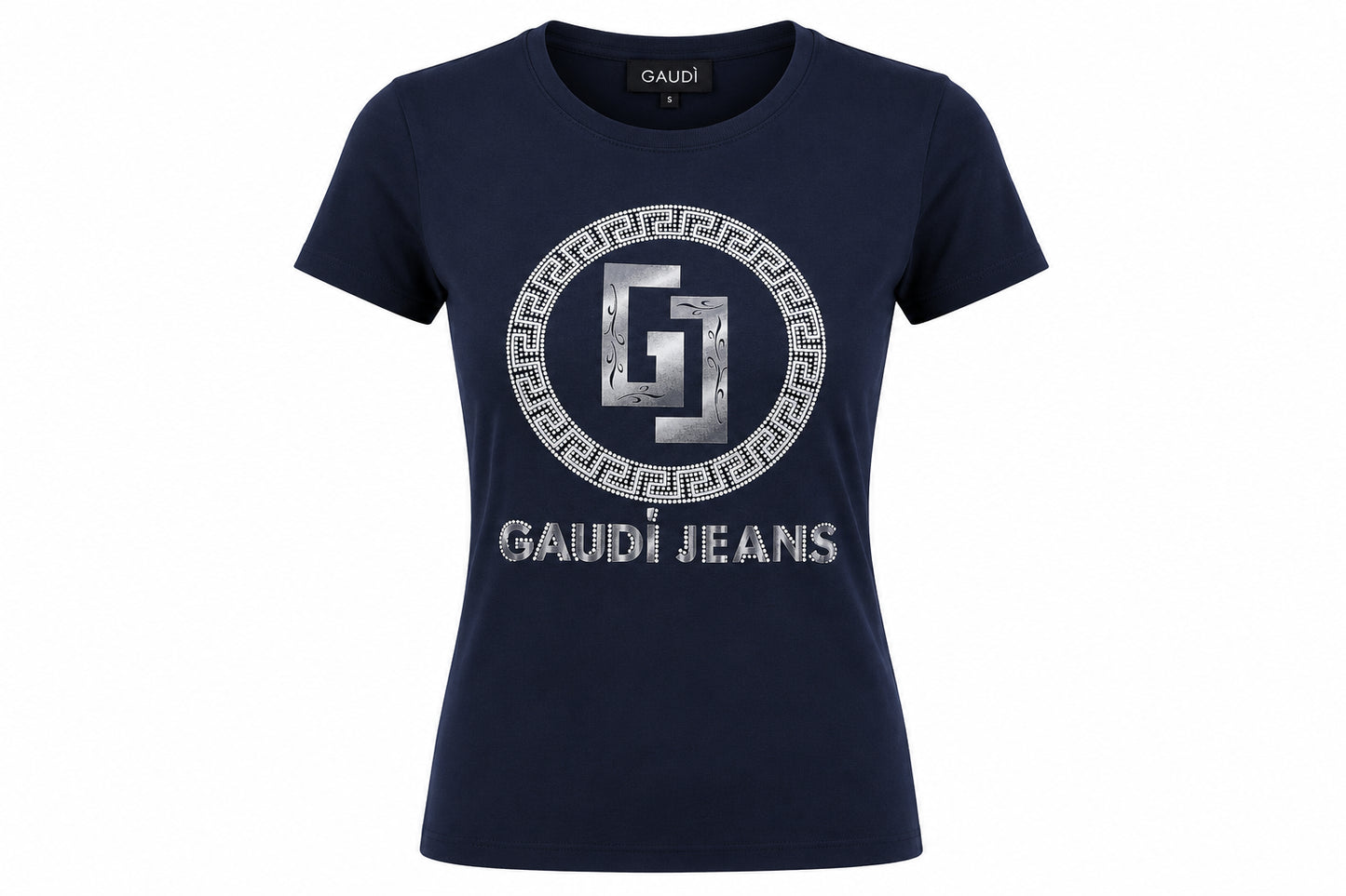 T-shirt donna Gaudi' Jeans con logo in risalto pe26