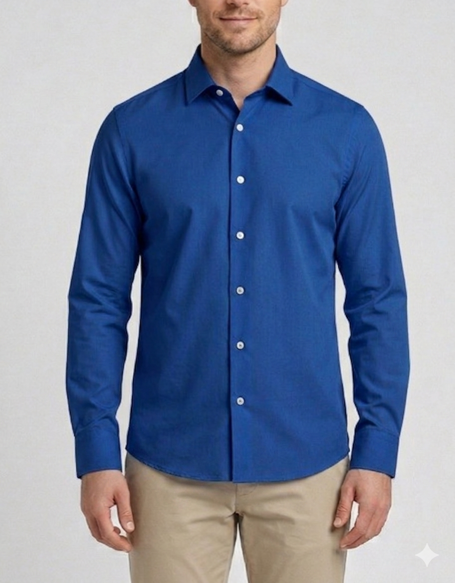 Camicia uomo MARKUP manica lunga collo francese