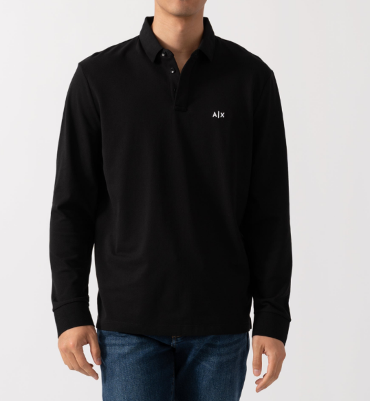 Polo uomo Armani Exchange A|X jersey manica corta