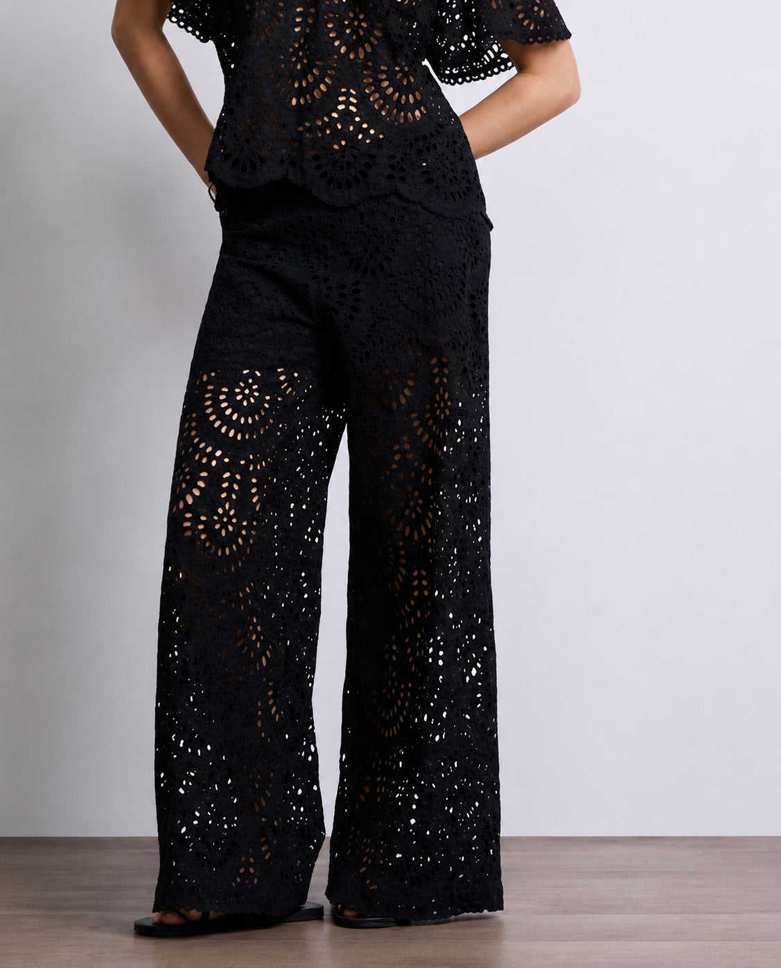 Pantapalazzo donna MARKUP pizzo cotone fodera