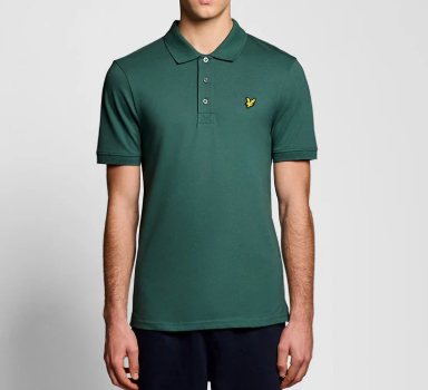 Polo manica corta Lyle & Scott uomo cotone piqua