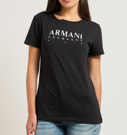 T-shirt donna Armani Exchange A|X manica corta cotone
