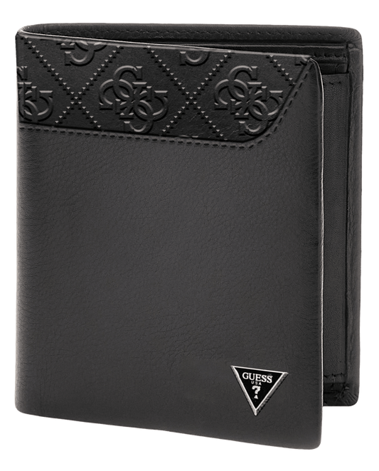 Portafoglio Berna Guess uomo bifold compatto pelle