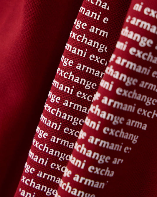 Felpa cotone A|X uomo logo AI 2026