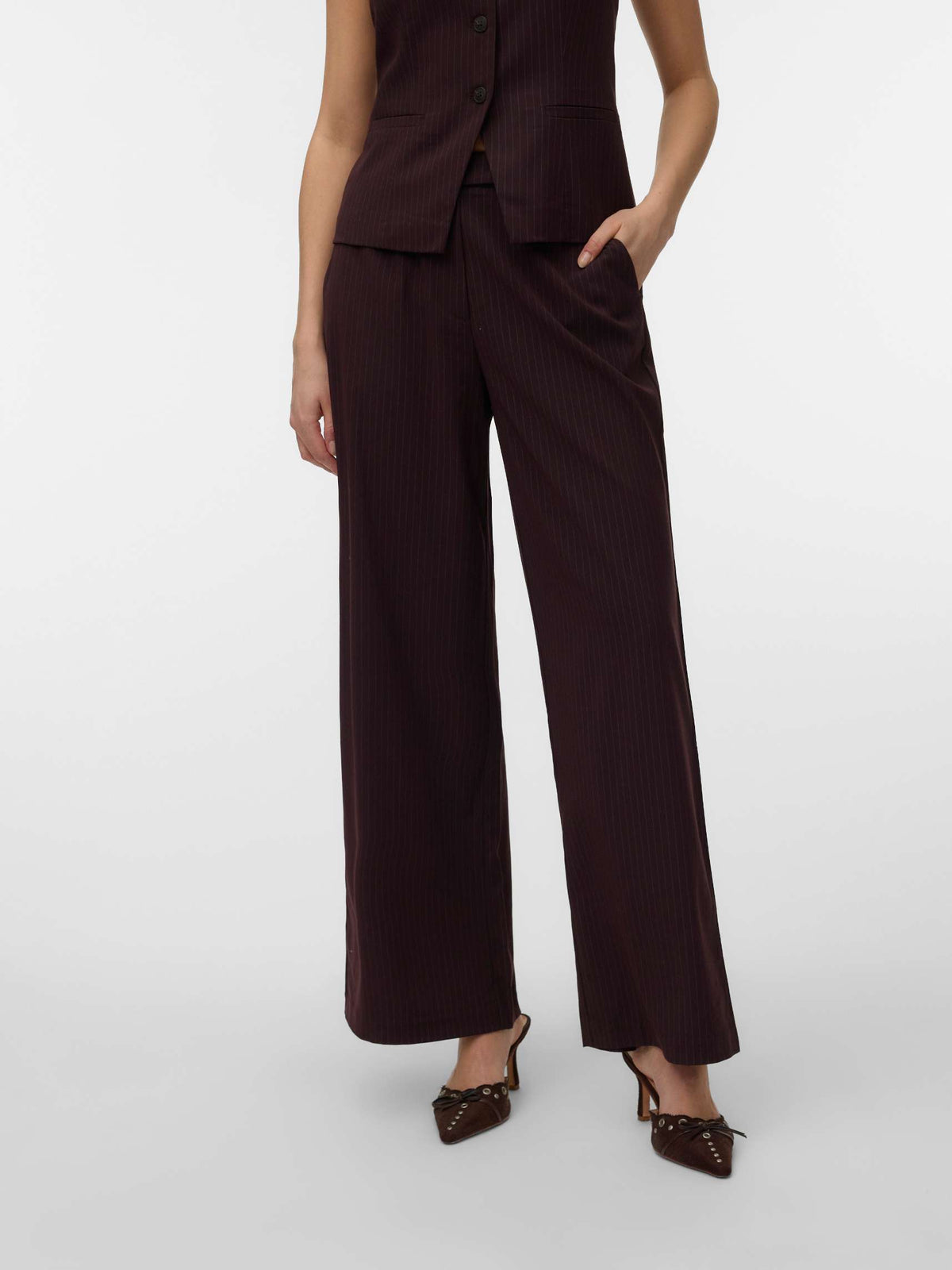 Pantaloni Vero Moda donna righe gamba dritta AI 2026