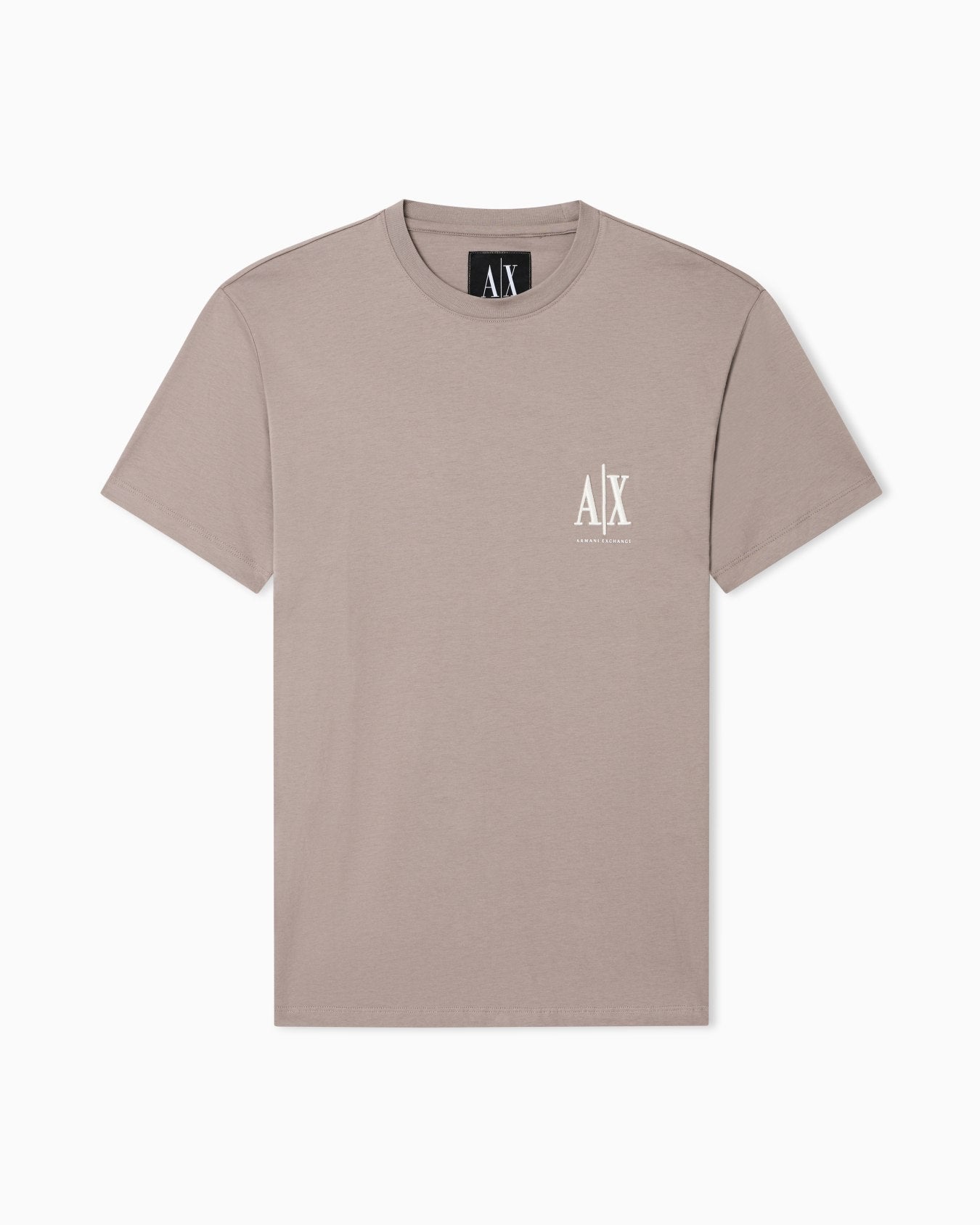T-shirt Uomo A|X Regular Fit Logo off white