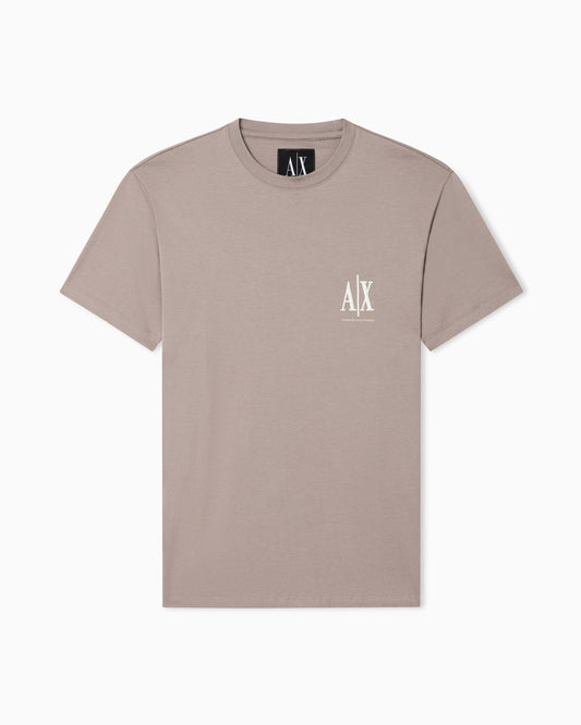 T-shirt Uomo A|X Regular Fit Logo off white