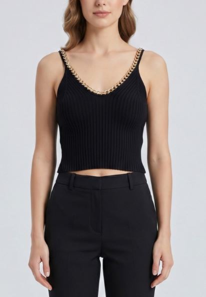 Top donna MARKUP maglia coste viscosa