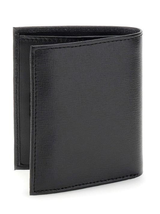 Portafoglio Guess uomo Milano bifold pelle vera nero