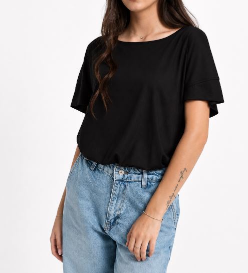 Blusa donna MARKUP ampia maglina lucida