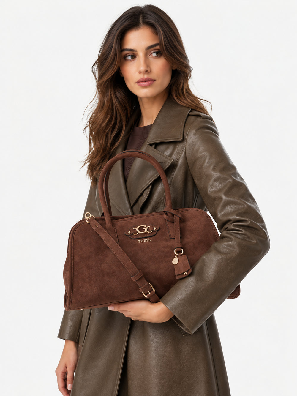 Borsa mano Guess Samantha tracolla donna