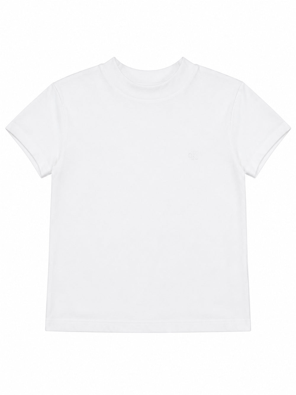 T-shirt CKJ donna cropped boxy cotone PE 2026