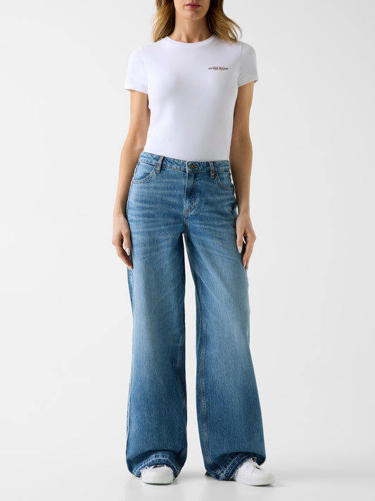 Jeans donna Guess Jeans G11 wide leg seamed