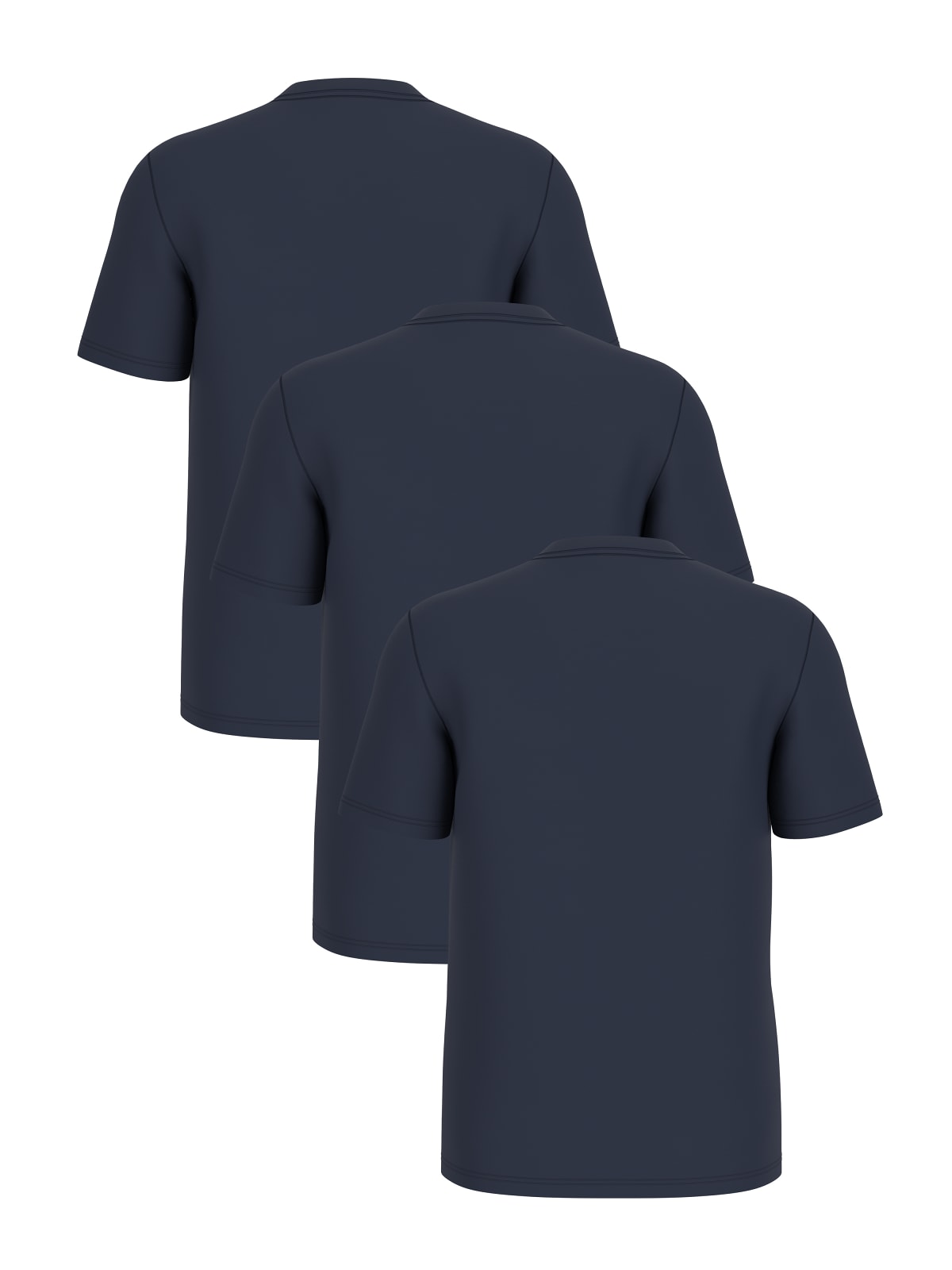 Tris t-shirt intima girocollo uomo Guess cotone