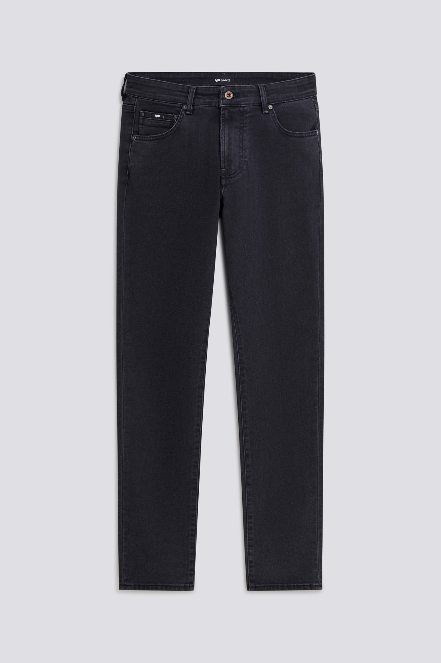 Jeans uomo GAS SAX ZIP REV skinny denim stretch