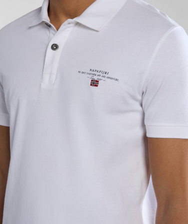 Polo Napapijri uomo Elbas jersey cotone manica corta