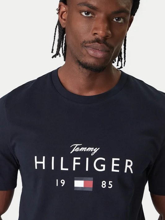 T-shirt uomo Tommy Hilfiger Brand Love cotone regular