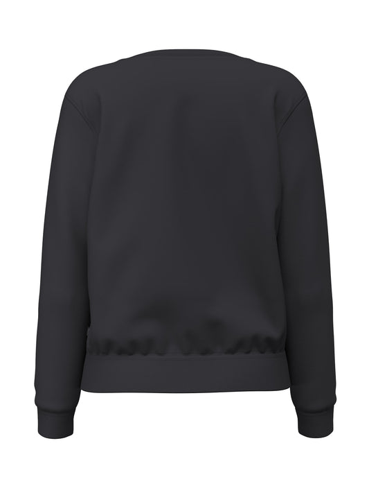 Felpa logo ricamato Guess Jeans donna cotone