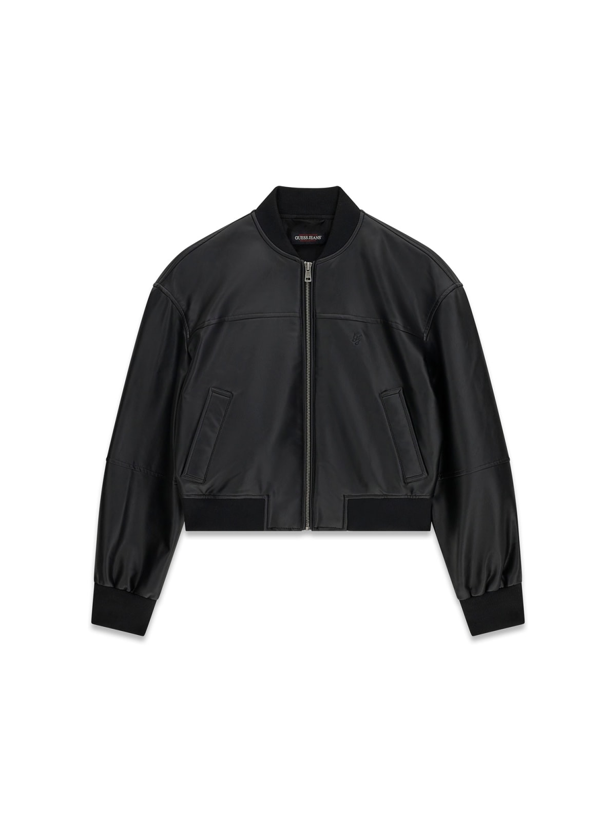 Bomber cropped similpelle donna Guess Jeans
