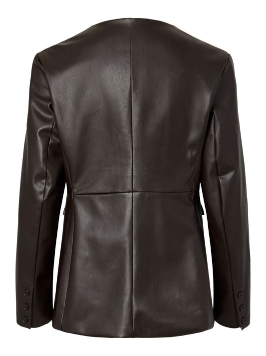 Blazer PIECES donna effetto pelle poliestere AI 2026