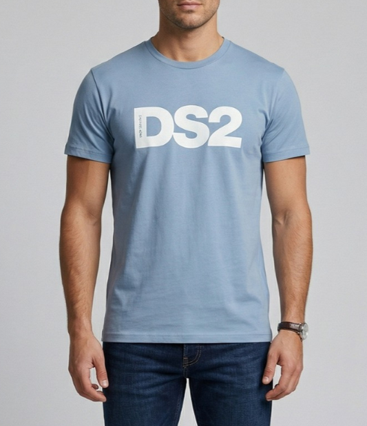 T-shirt DS2 uomo cotone manica corta PE 2026