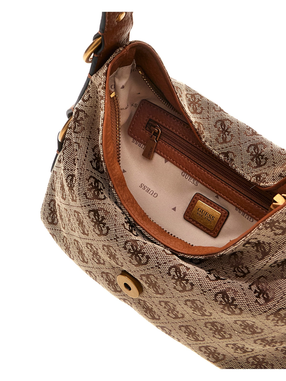 Borsa Guess donna Camden mini spalla logo all-over