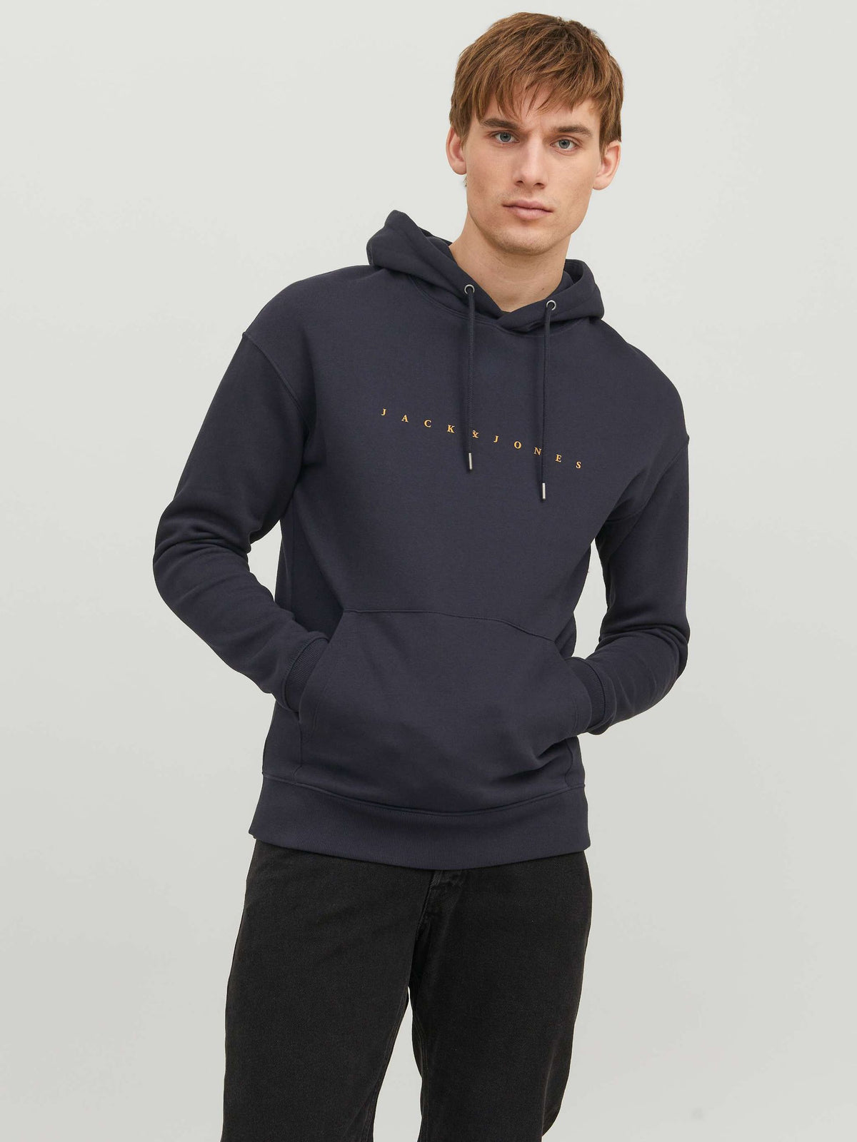Felpa Star cappuccio Jack & Jones uomo cotone