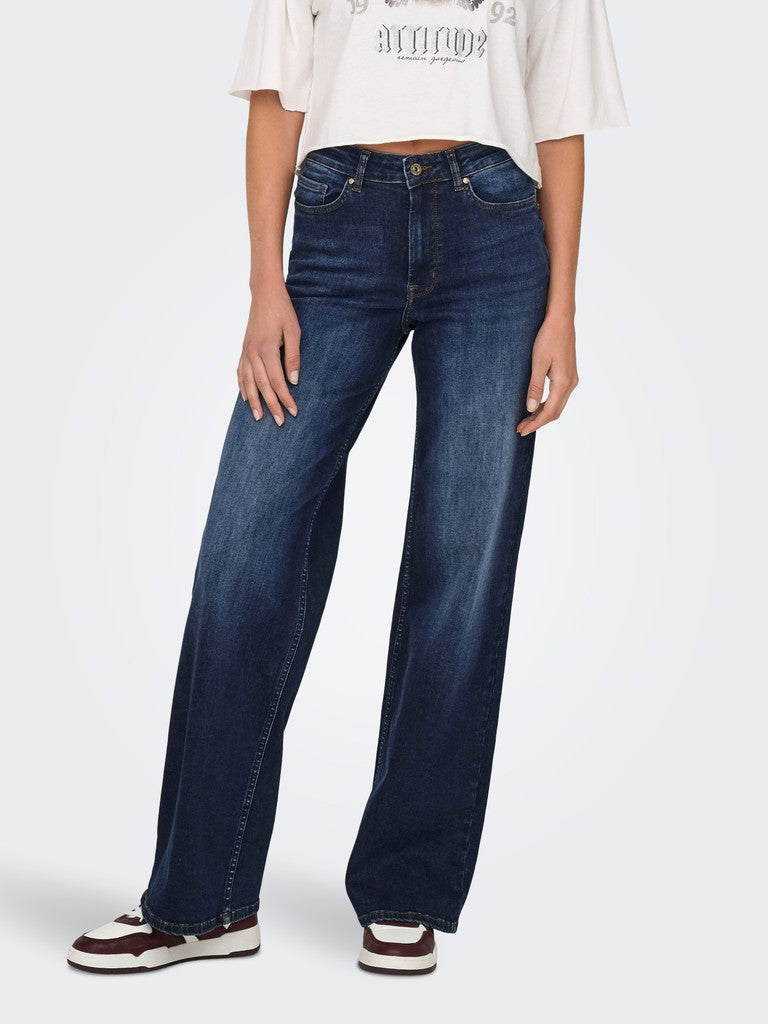 Jeans donna ONLY denim organico cotone riciclato AI 2026
