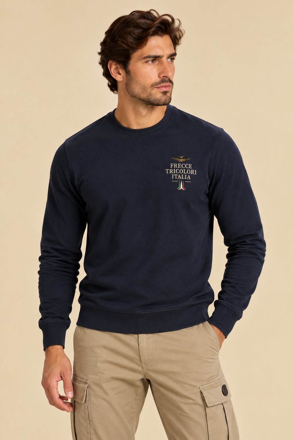 T-shirt manica lunga Aeronautica Militare uomo AI 2026