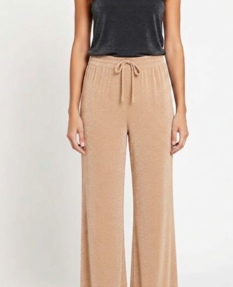 Pantalone donna MARKUP ampio maglina lurex