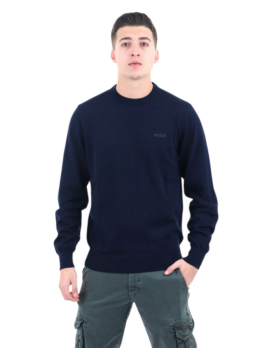 Felpa Guess uomo Kalil cotone girocollo