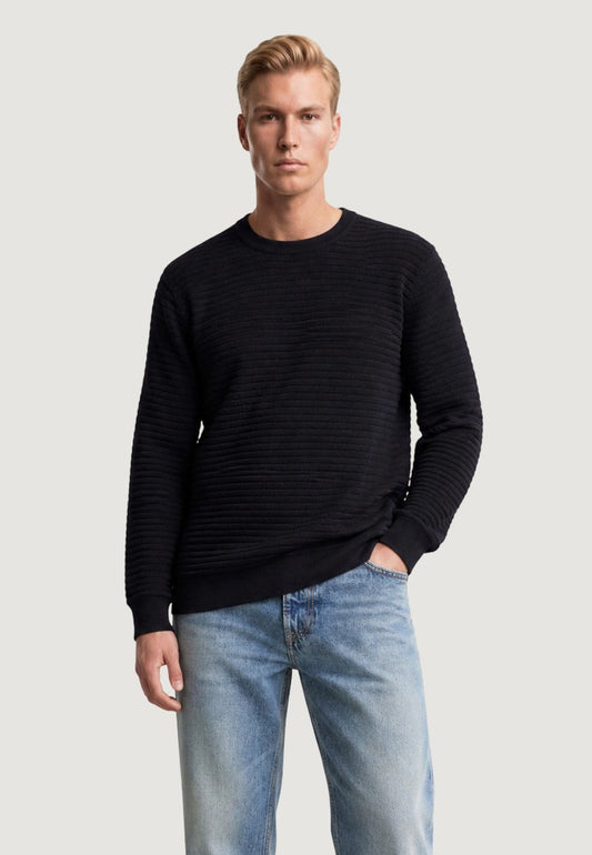 Maglione Merton Guess uomo girocollo righe lavorate