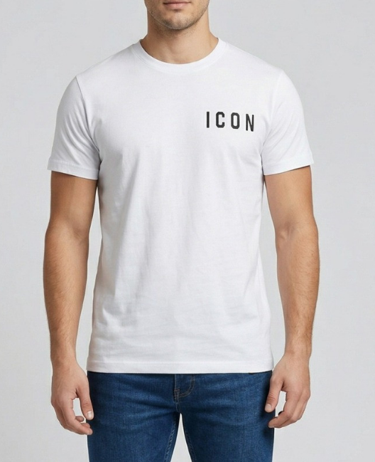 T-shirt uomo ICON cotone logo piccolo