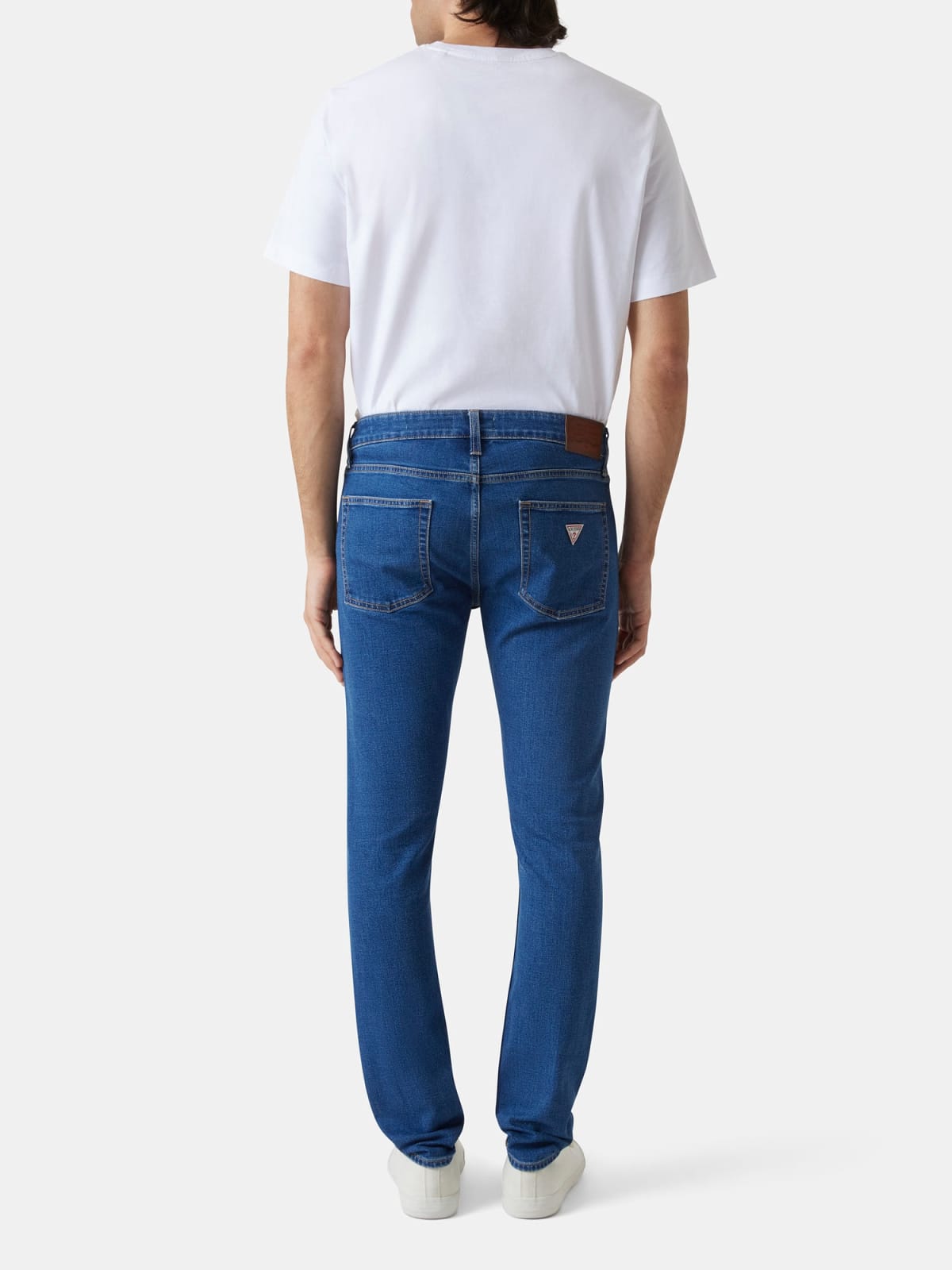 Jeans skinny Guess Jeans uomo con patch
