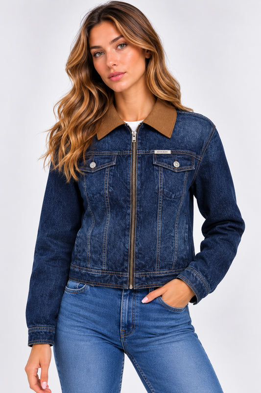 Giubbotto trucker imbottito Guess Jeans donna