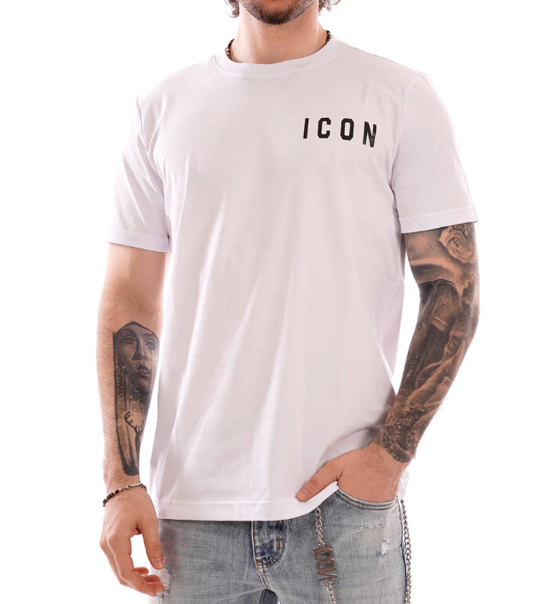 T-shirt uomo ICON cotone logo piccolo
