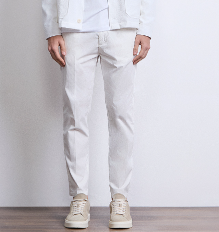 Pantaloni MARKUP uomo wide leg capri elasticizzati