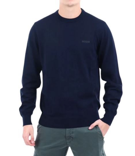 Felpa Guess uomo Kalil cotone girocollo
