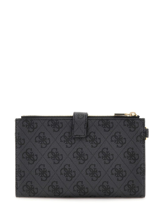 Portafoglio Guess donna Laurel similpelle latte logo