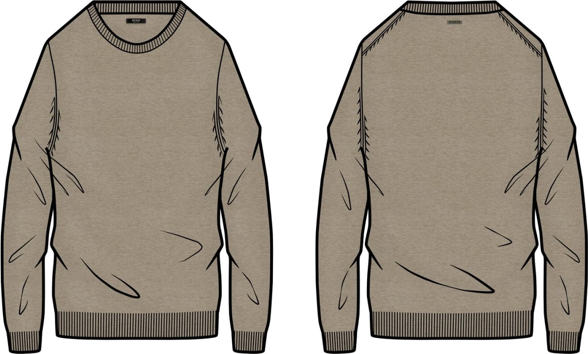 Maglione uomo Guess Narciso girocollo cashmere